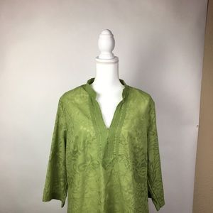 Unique Spectrum Plus Size Blouse Side Zipper